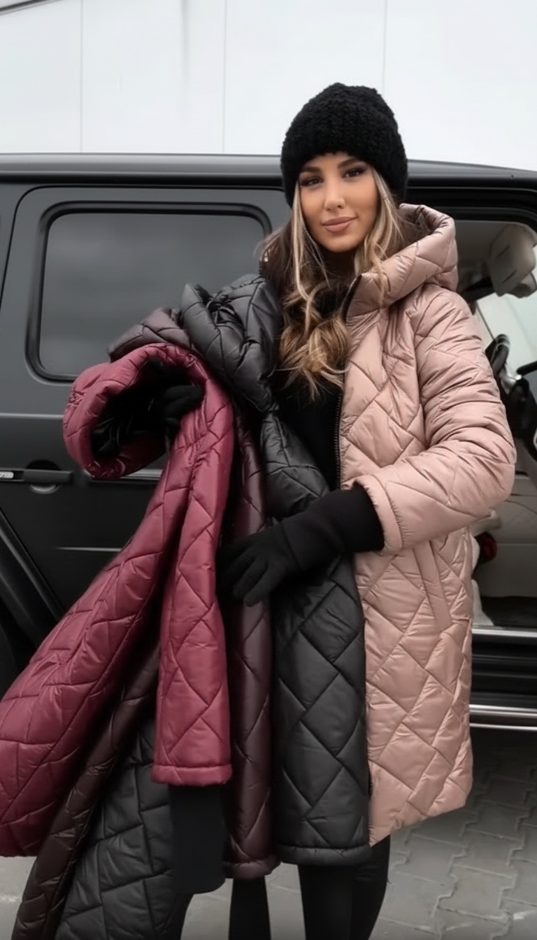 Marie | Veste matelassée élégante à capuche