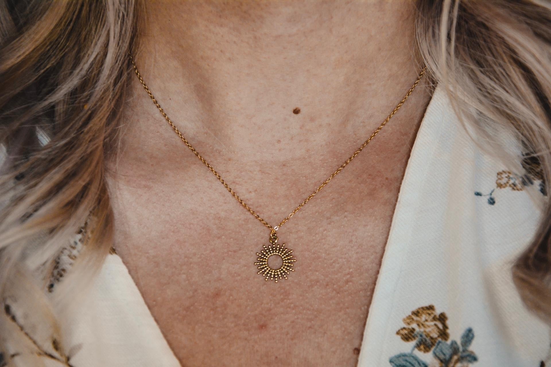 Voici le soleil - Collier - Acier inoxydable