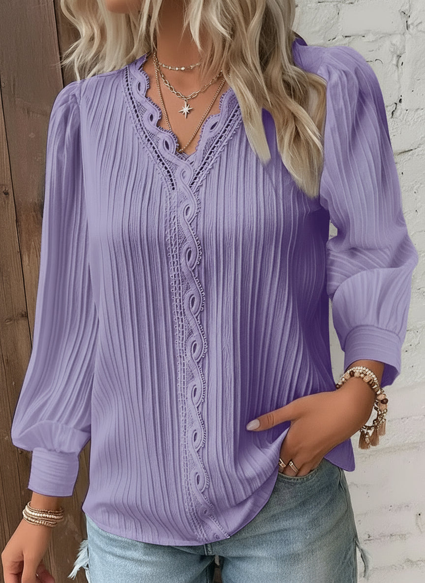 Blouse - Élodie Plissée