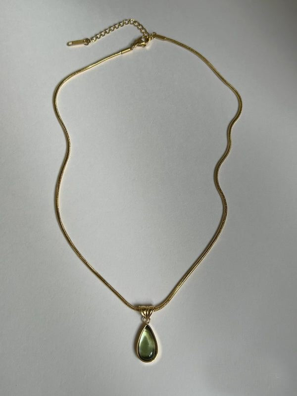 Collier goutte d'eau Athena