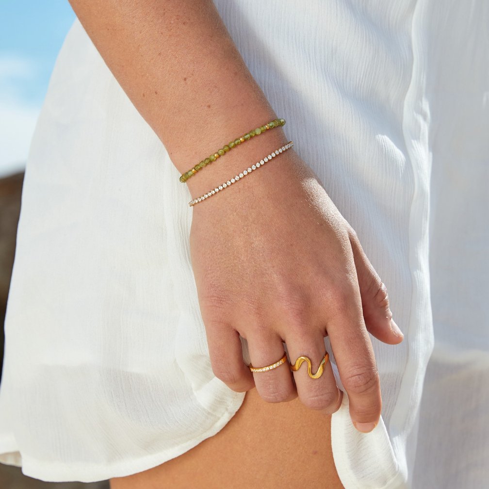 Bracelet Cordelia Tennis en or