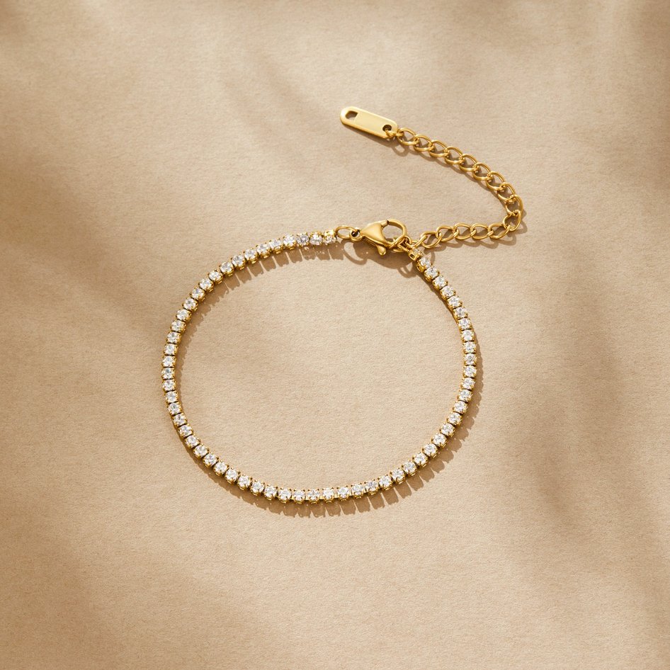 Bracelet Cordelia Tennis en or