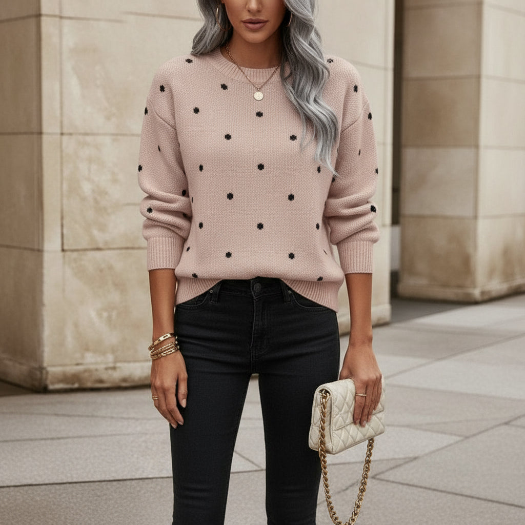 Élodie – Pull à Pois