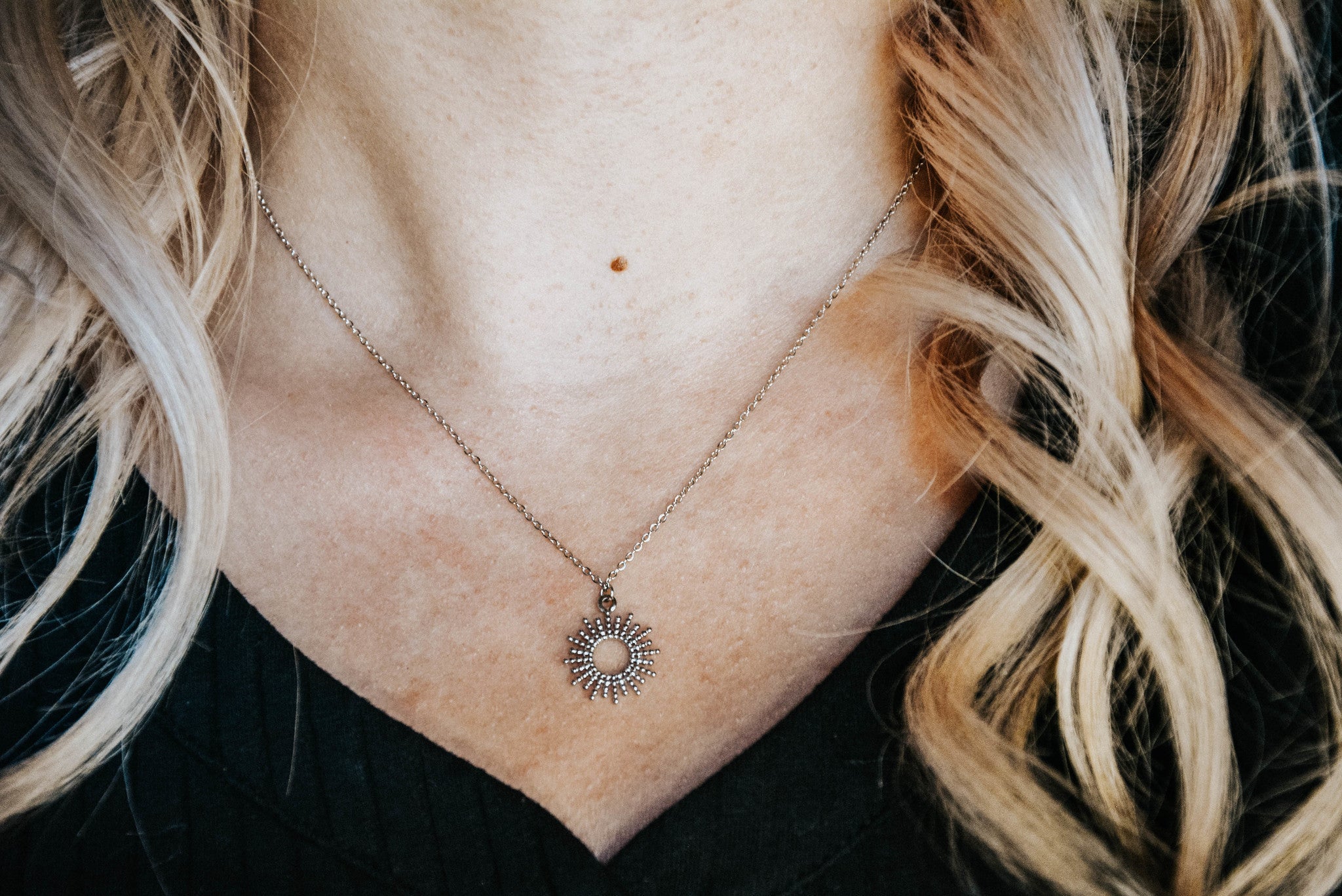 Voici le soleil - Collier - Acier inoxydable