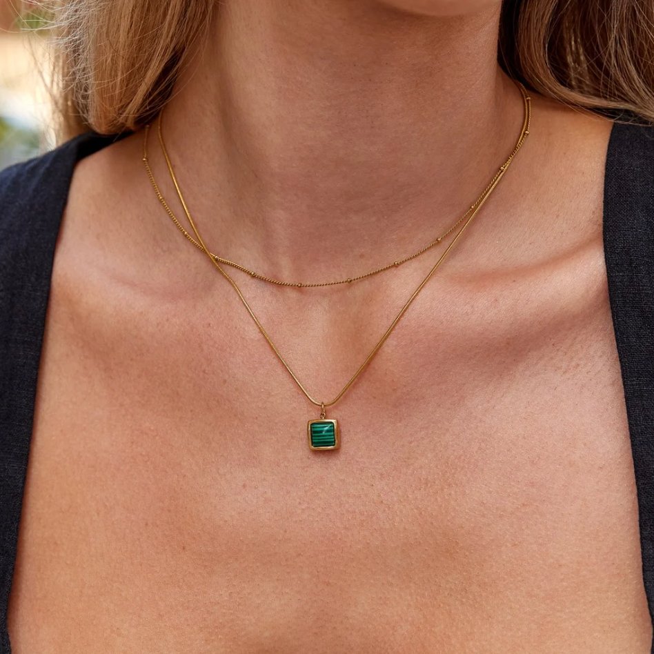 Niyah Perles Collier en or