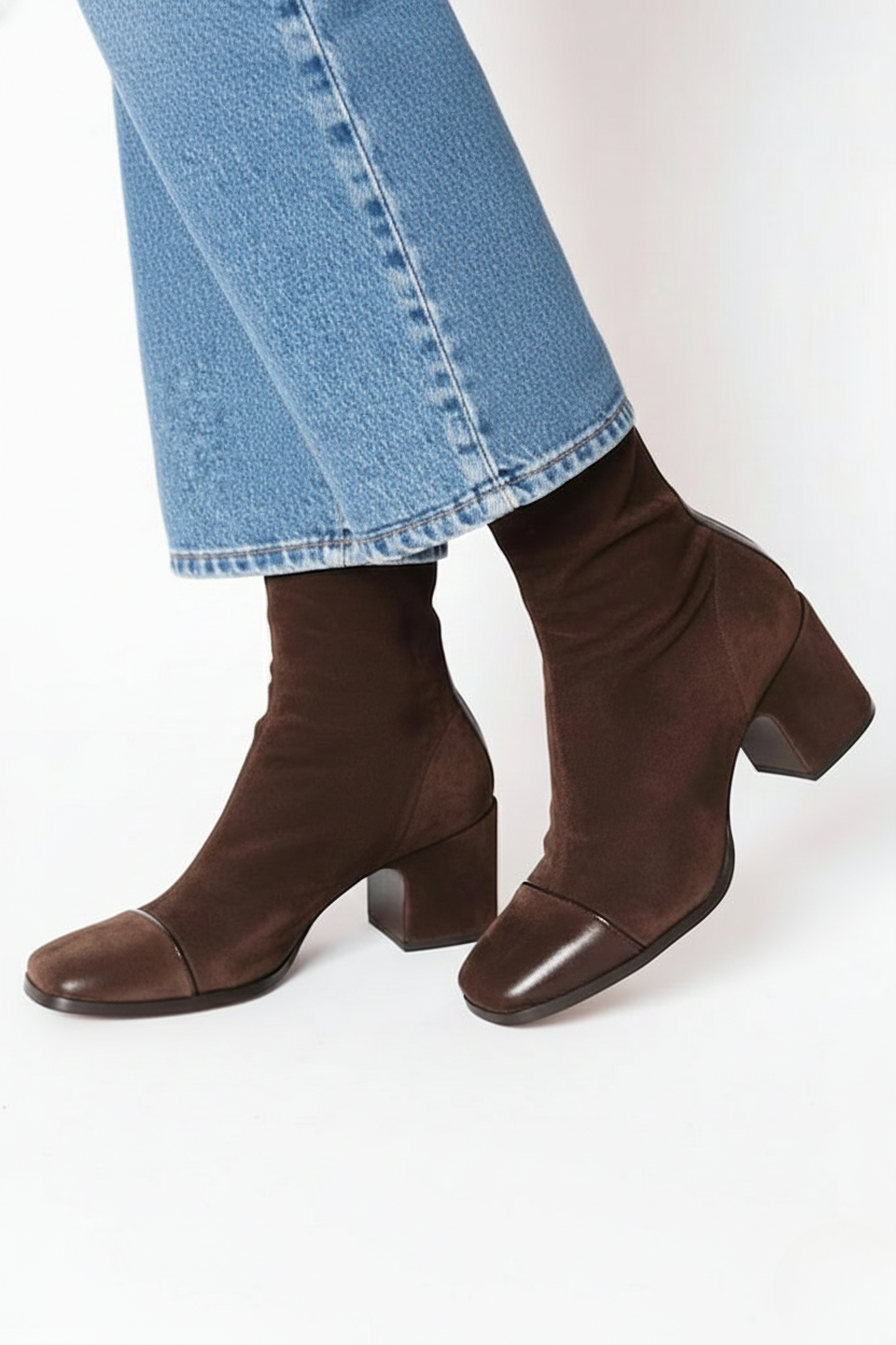 Élise | Bottines en Suédine Élégantes