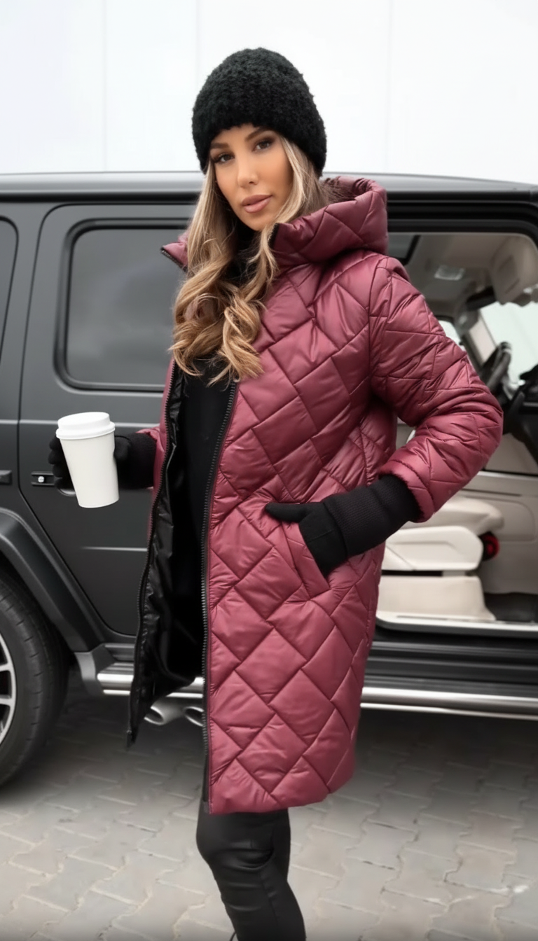 Marie | Veste matelassée élégante à capuche