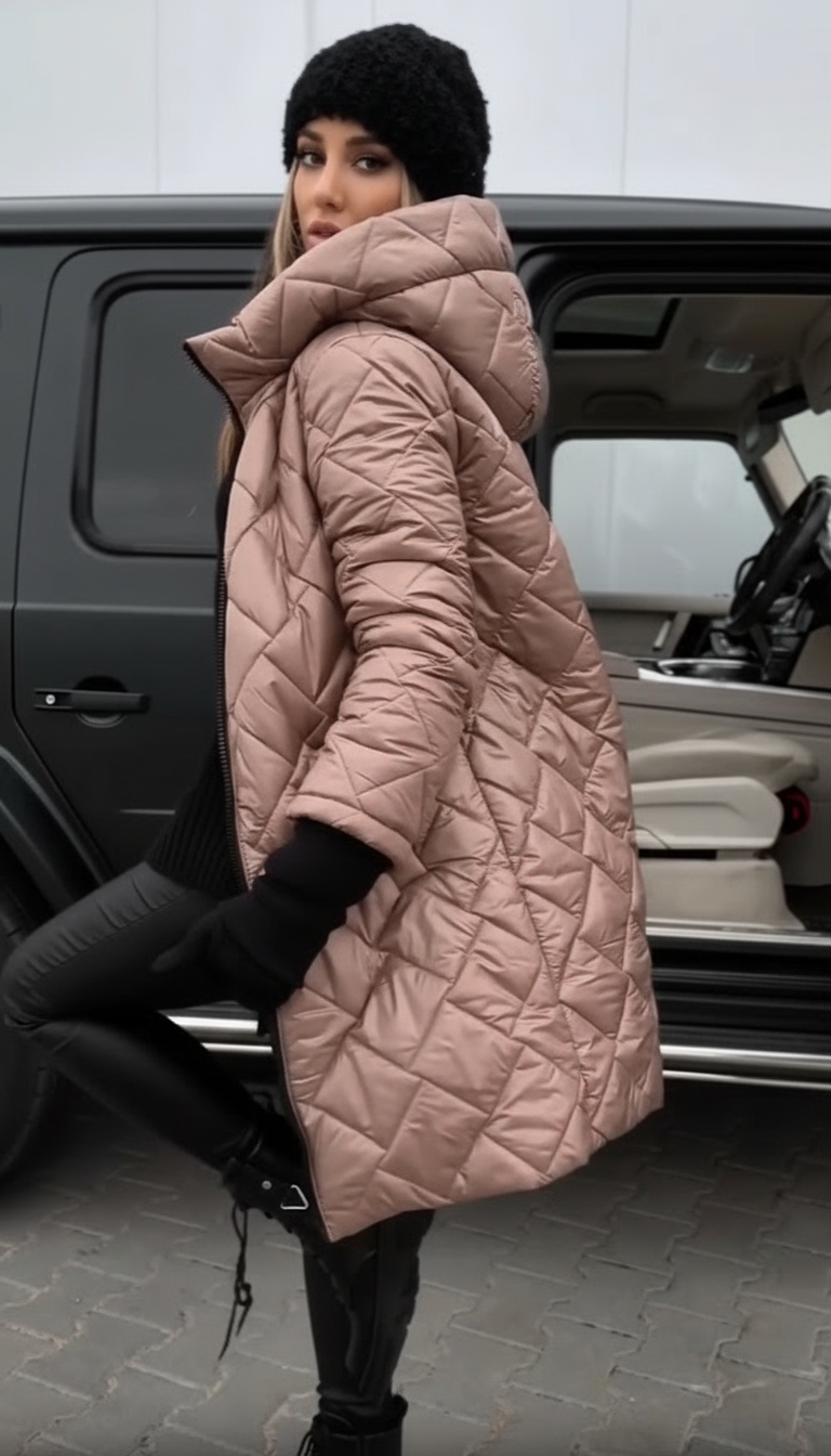 Marie | Veste matelassée élégante à capuche