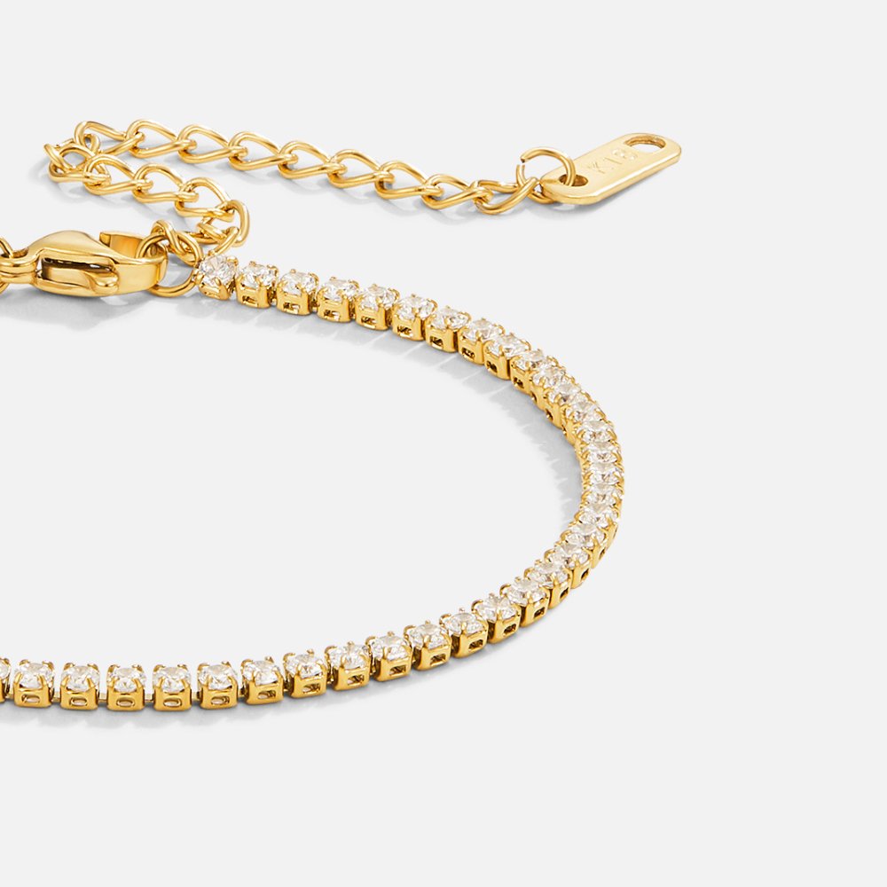 Bracelet Cordelia Tennis en or
