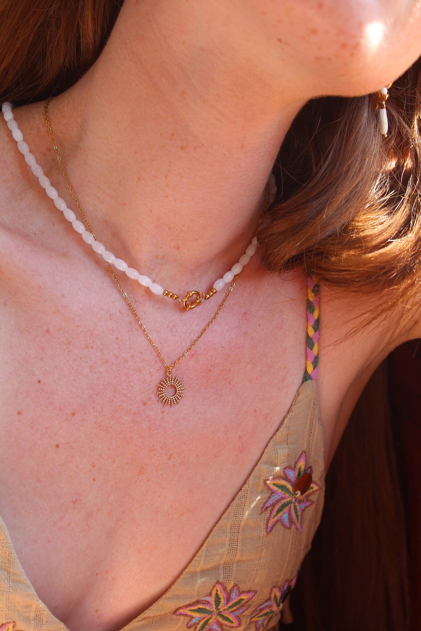 Voici le soleil - Collier - Acier inoxydable