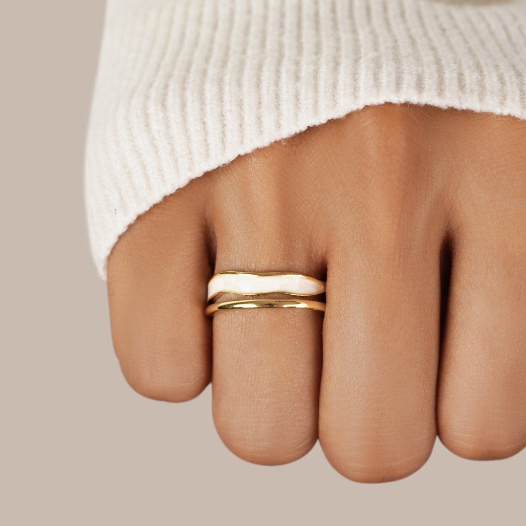 Bague Sahara Gold à plusieurs couches