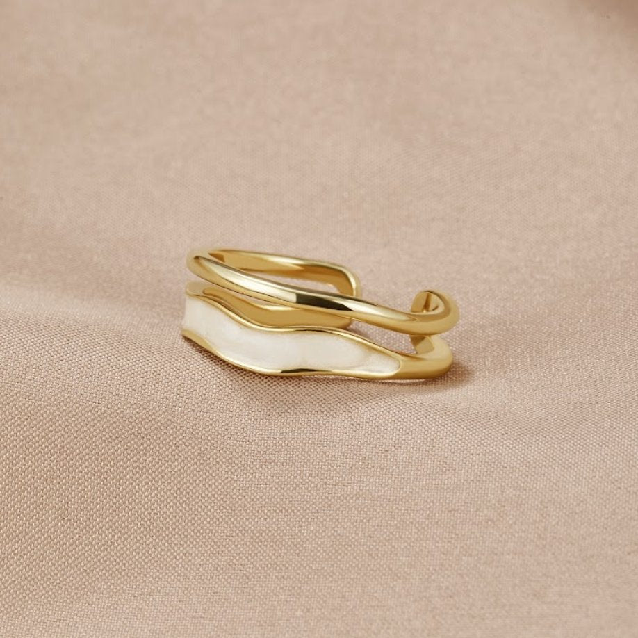 Bague Sahara Gold à plusieurs couches